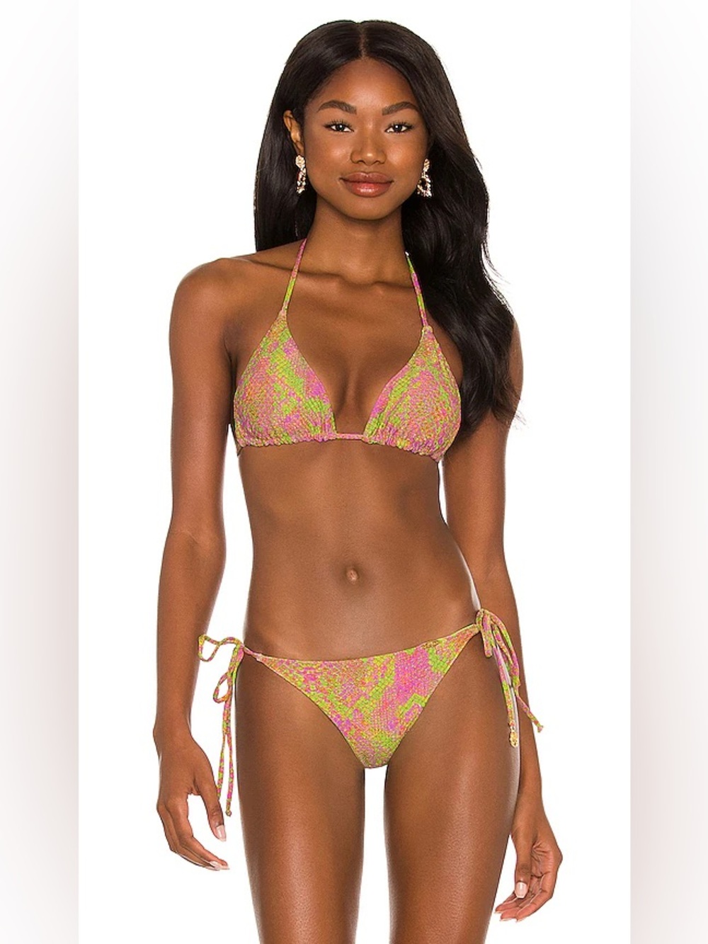 Luli Fama LRG/MED Born to be Wild swim bathing suit bikini set